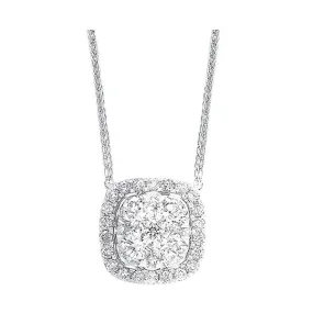 14KT WHITE GOLD DIAMOND (1/2CTW) NECKLACE