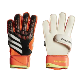 adidas Predator Match Fingersave Gloves IQ4037 Black/Solar Red/Solar Yellow