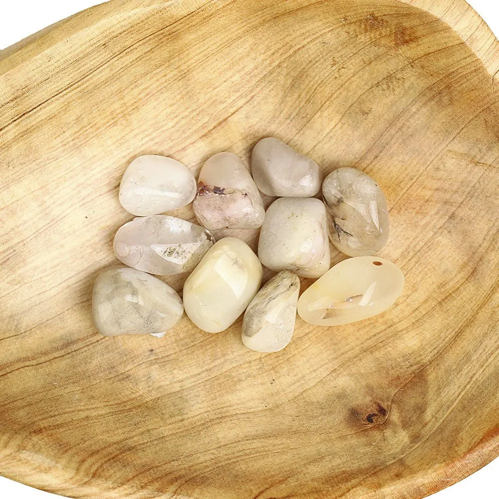 Amphibole (Angel Phantom) Quartz Tumbled