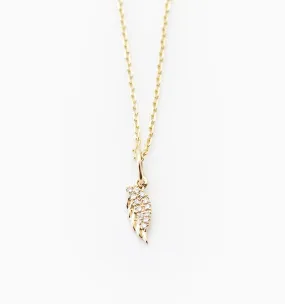 Angel Wing Diamond Necklace