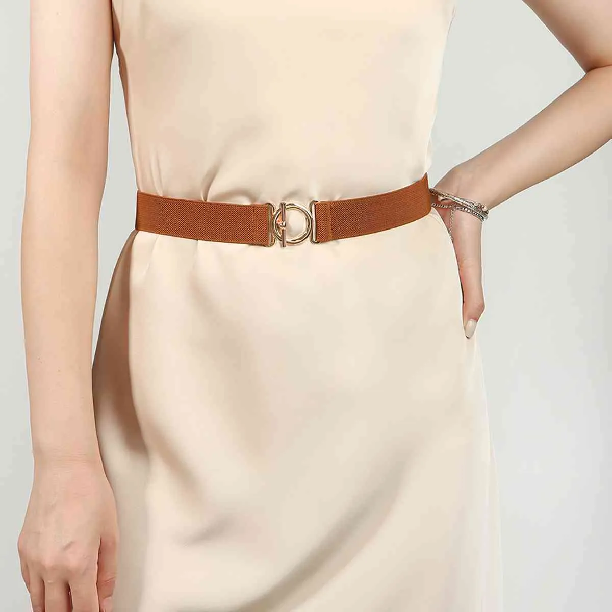 *APP EXCLUSIVE*  Toggle Clasp Elastic Belt