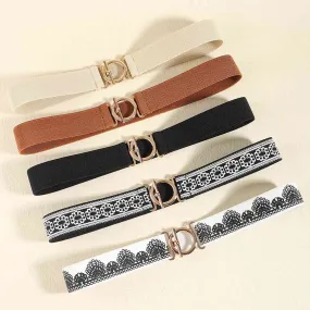 *APP EXCLUSIVE*  Toggle Clasp Elastic Belt