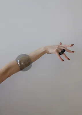 Arc Objects Exclamation Bangle - Transparent Black