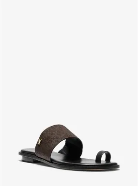 August Signature Logo Sandal