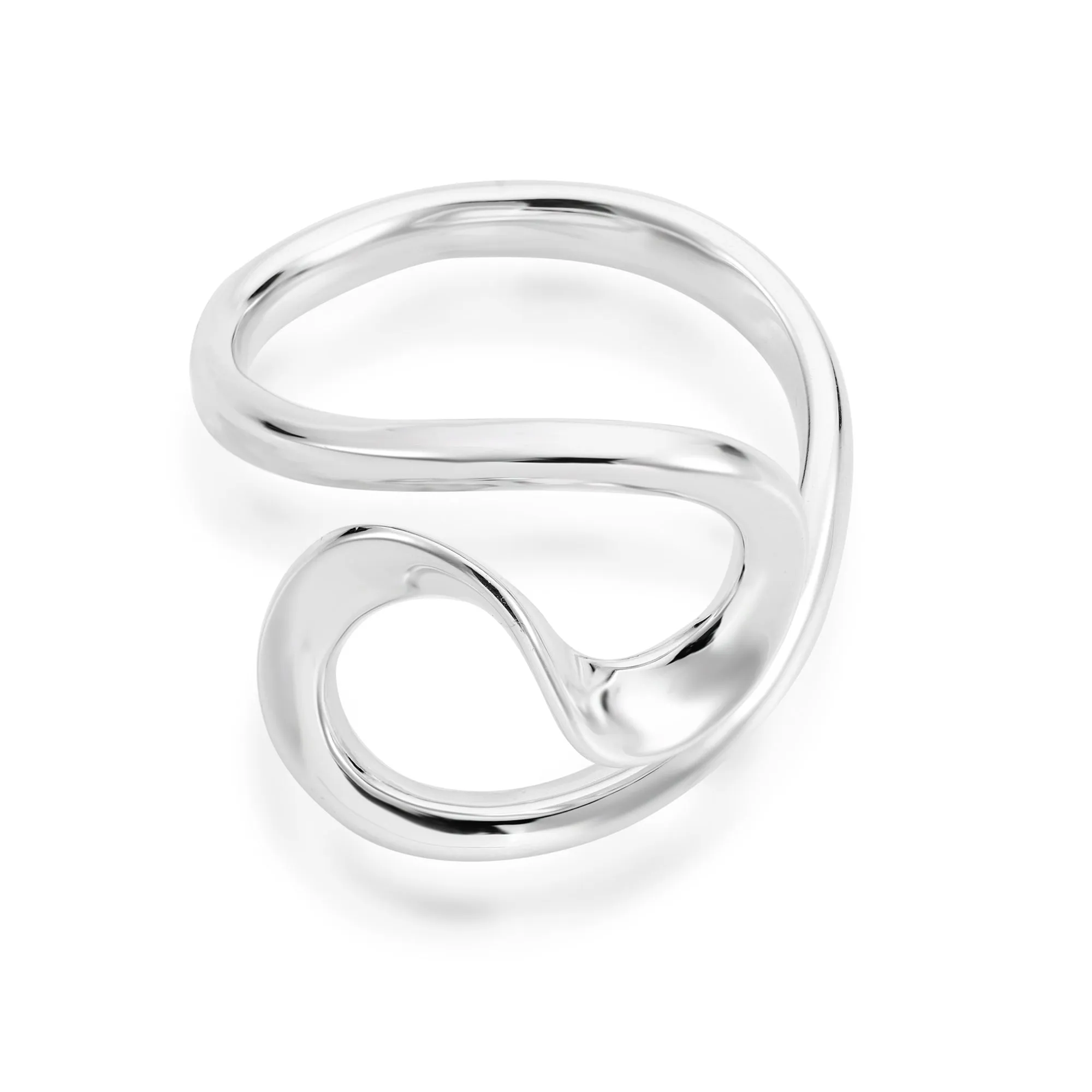 Bethan Silver Wave Ring