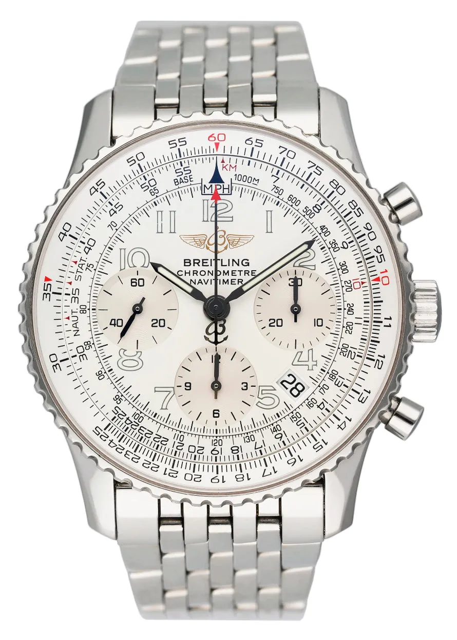 Breitling Navitimer A2332212 Stainless Steel Mens Watch Box Papers