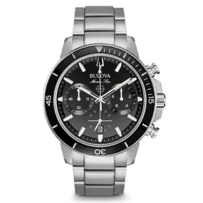 Bulova Marine Star Gents Multi Function Stainless Steel  Men's Watch - 96B272