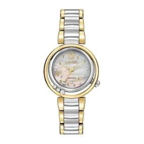 Citizen Ladies Eco-Drive 10 Diamonds DC Watch EM0324-58D