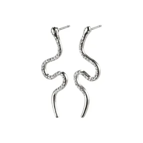 DAGNY crystal earrings silver-plated