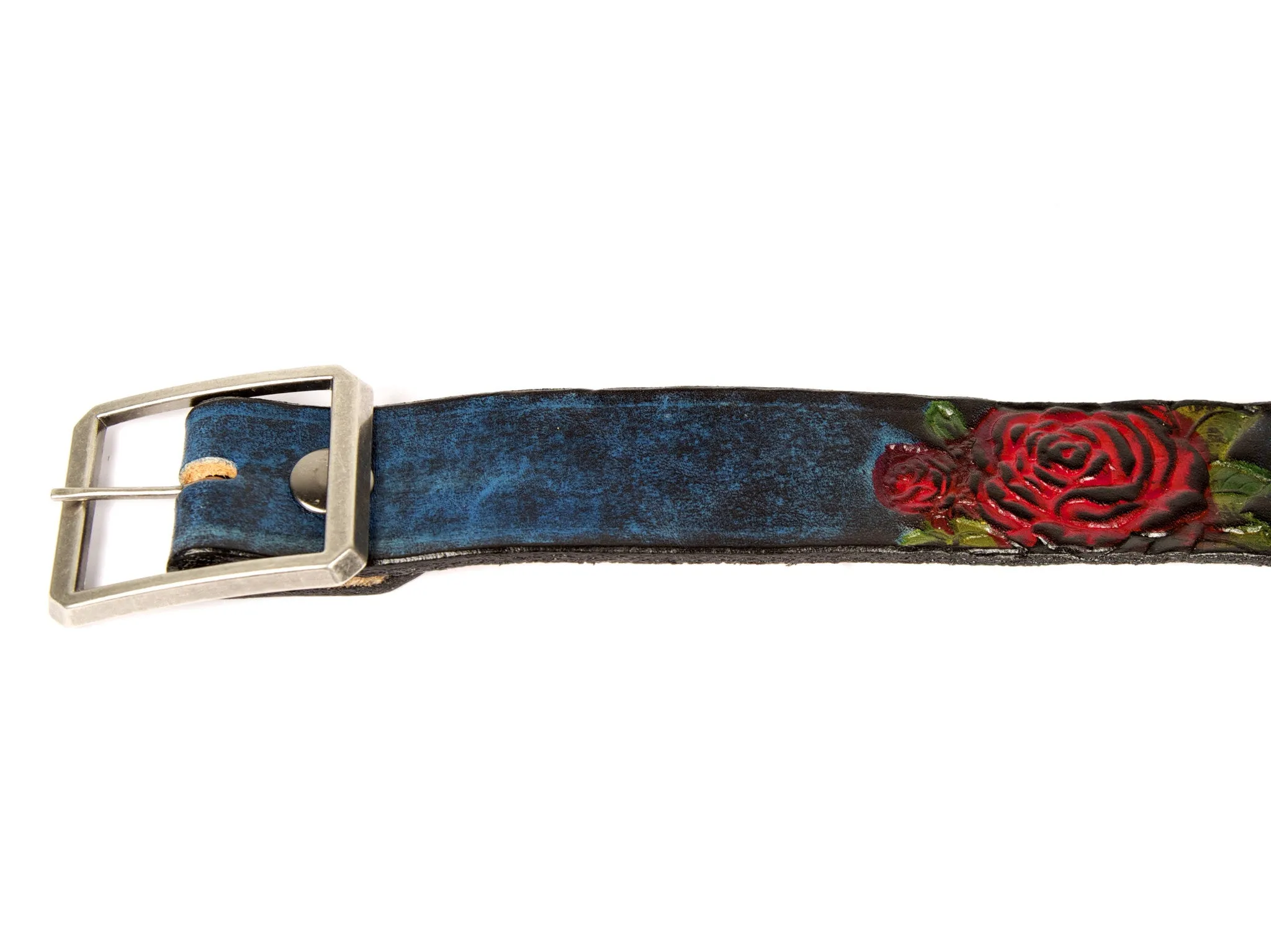Desert Rose Leather Belt