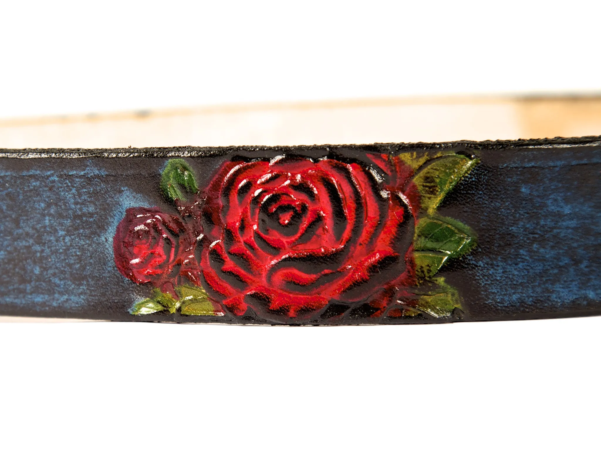 Desert Rose Leather Belt