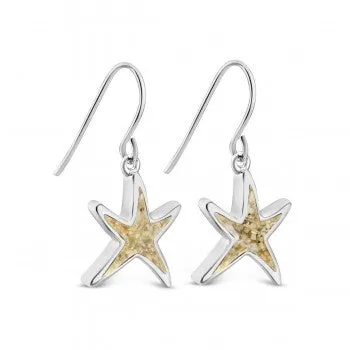 Dune Jewelry Delicate Starfish Shaped Drop Earrings