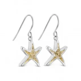 Dune Jewelry Delicate Starfish Shaped Drop Earrings