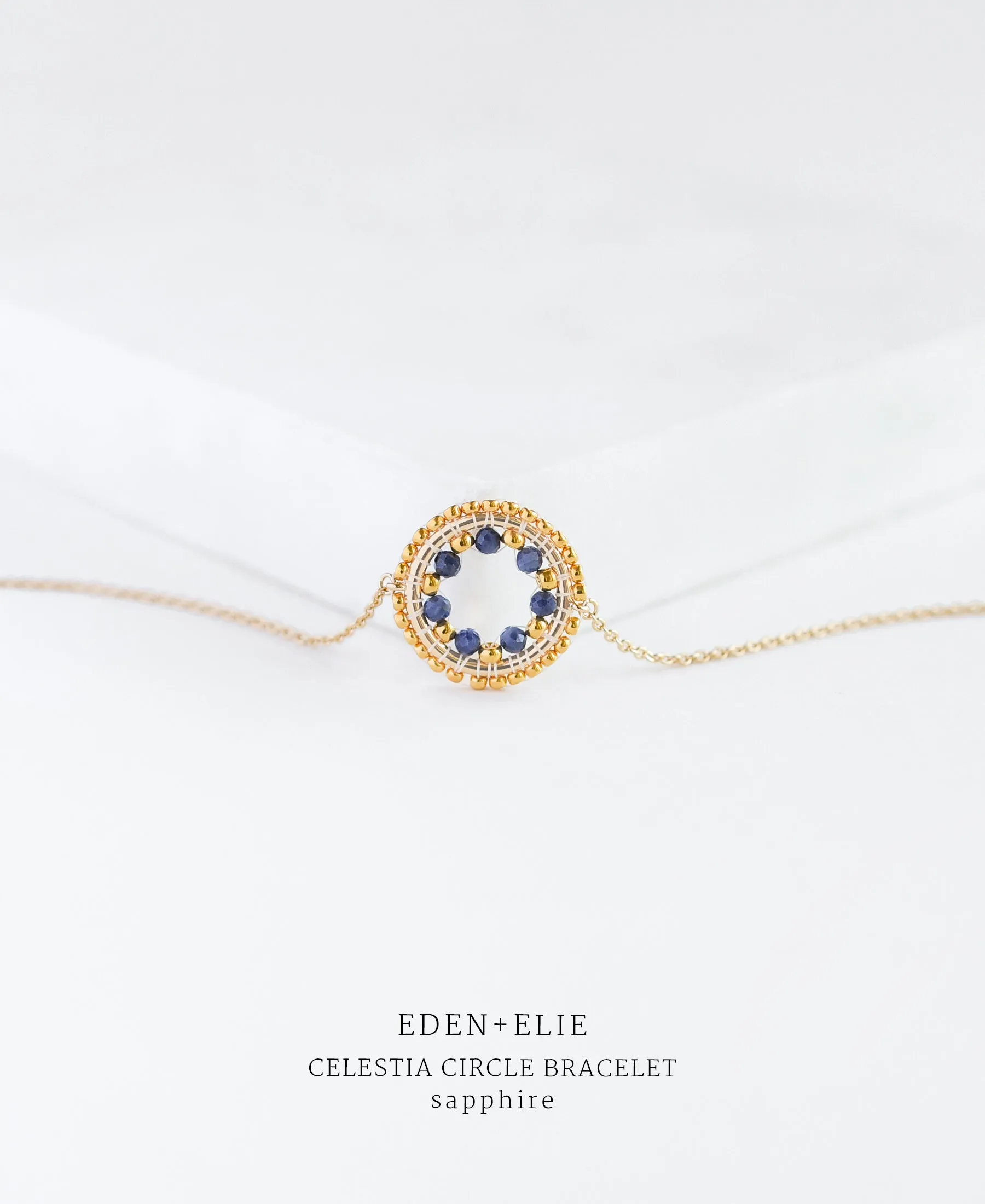 EDEN   ELIE Celestia Circle Bracelet - Sapphire