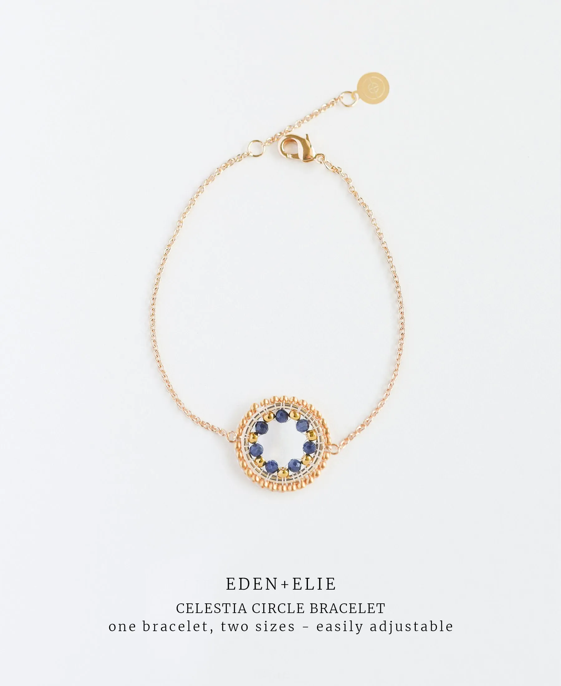 EDEN   ELIE Celestia Circle Bracelet - Sapphire