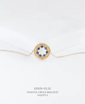 EDEN   ELIE Celestia Circle Bracelet - Sapphire