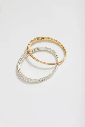 Fluted Tapered Bangle~ No. 1 / Light