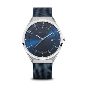 Gentlemen's Bering 40mm PVD Stainless Steel Milanese Quartz Bracelet Watch, 18740-808