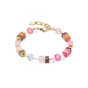 GeoCUBE® Iconic Precious bracelet rose-orange