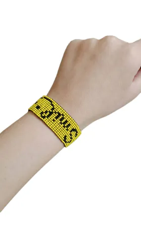 Glow By Rula Akhdar Handmade For Women Smile Bead Bracelet