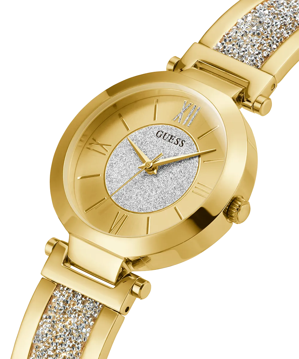 GUESS Ladies Gold Tone Analog Watch