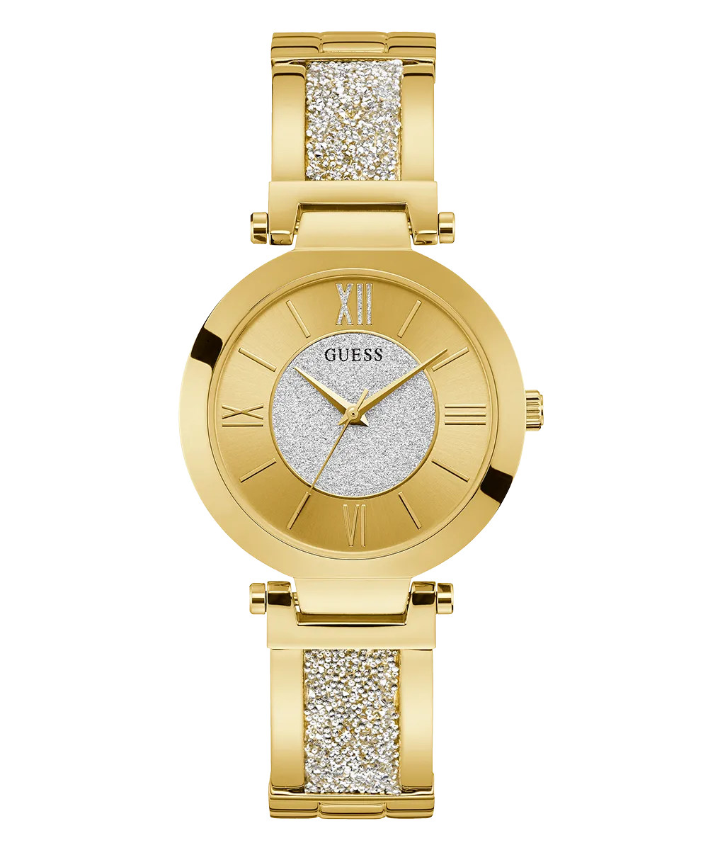 GUESS Ladies Gold Tone Analog Watch