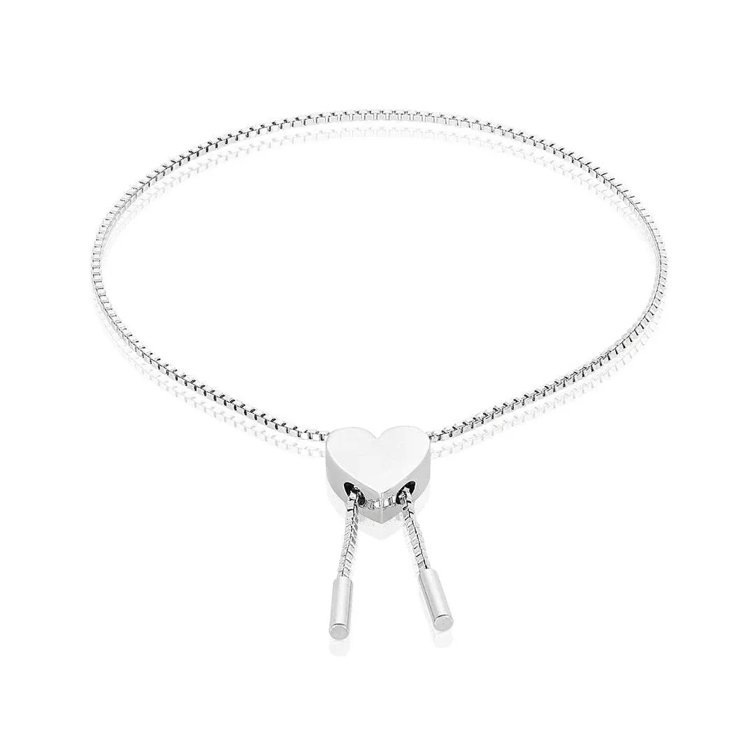 Heart Bolo Bracelet