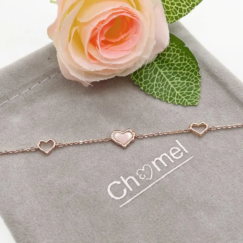 Heart Mother of Pearl Bracelet