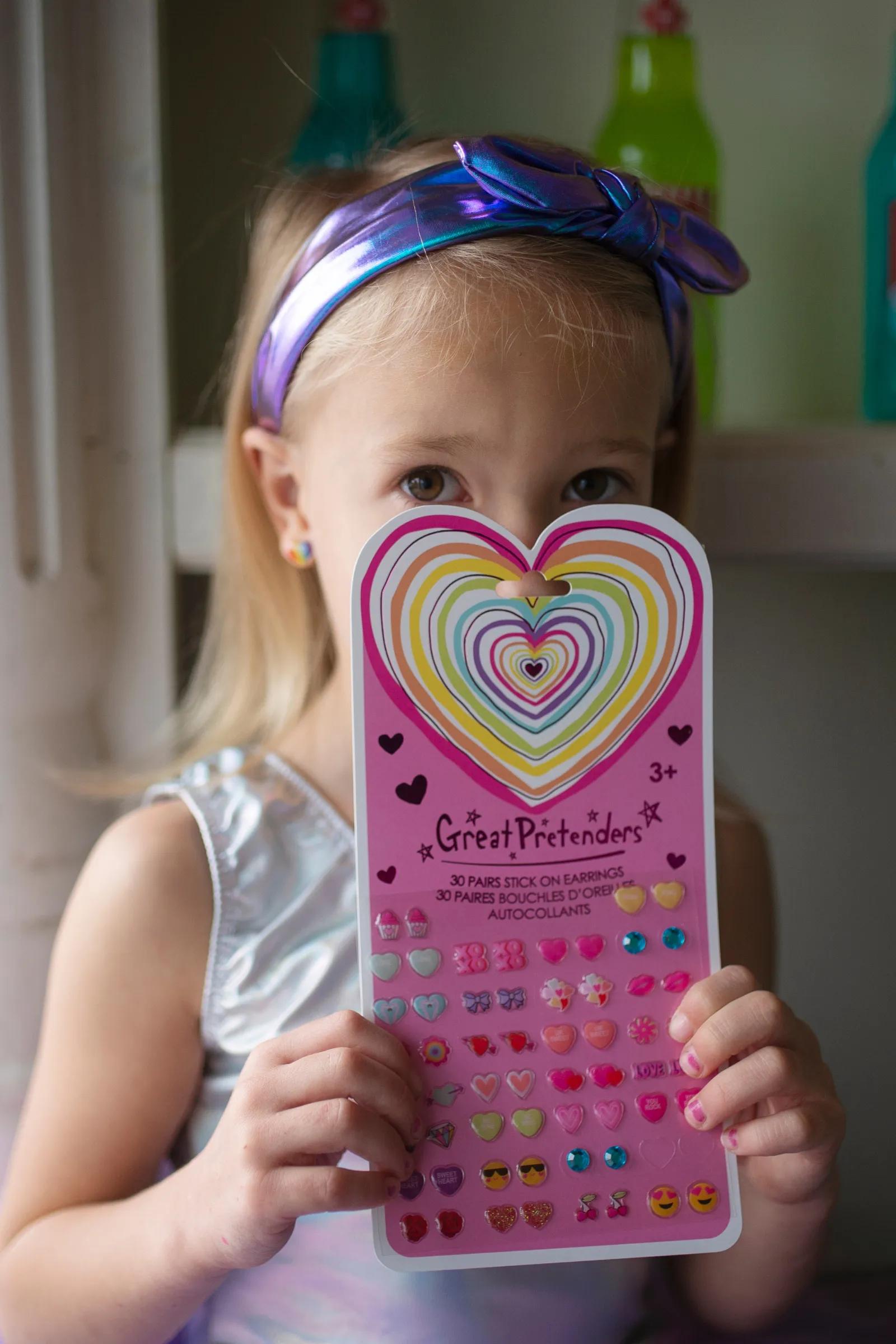 HEART STICKER EARRINGS