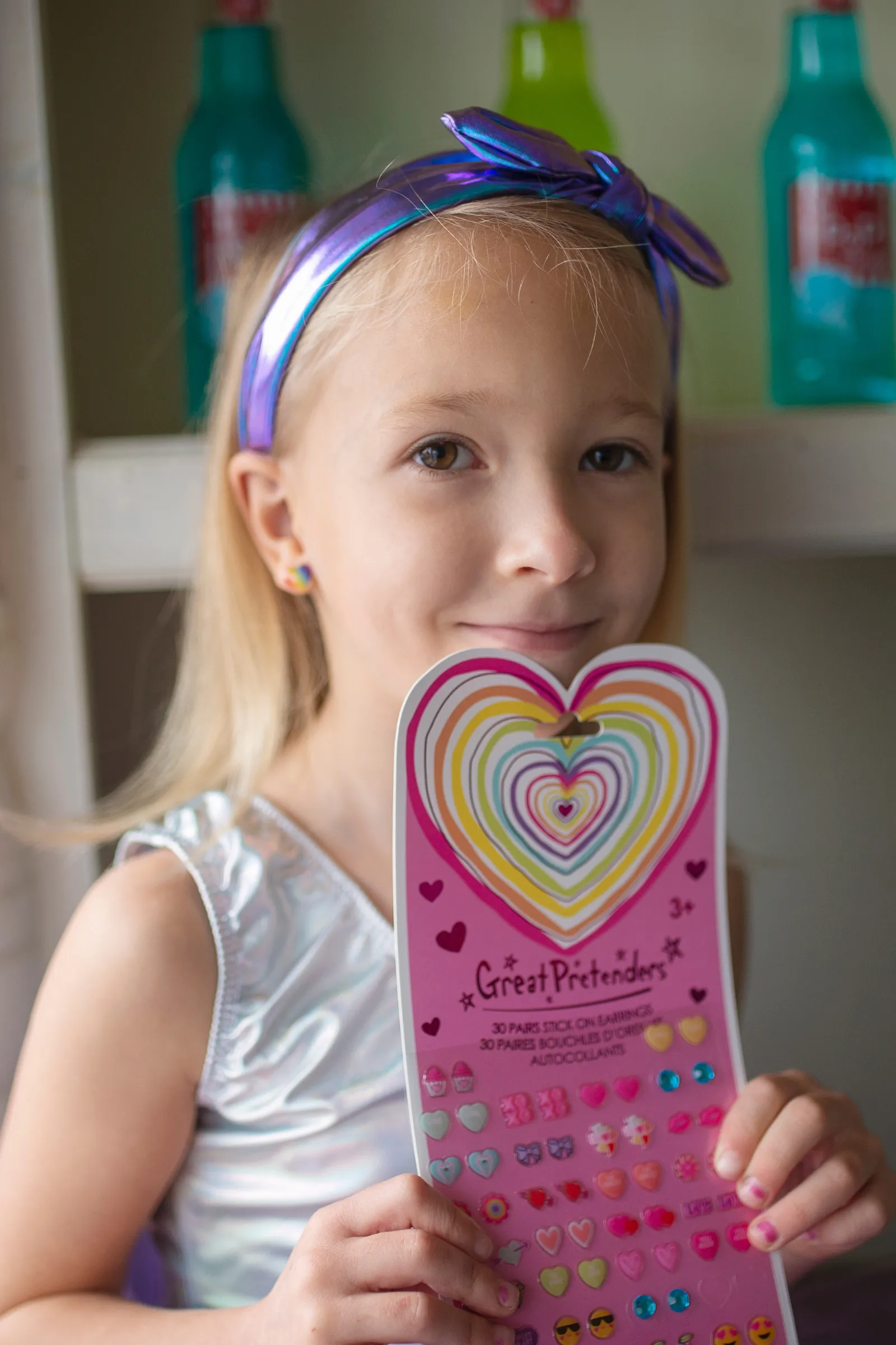 HEART STICKER EARRINGS