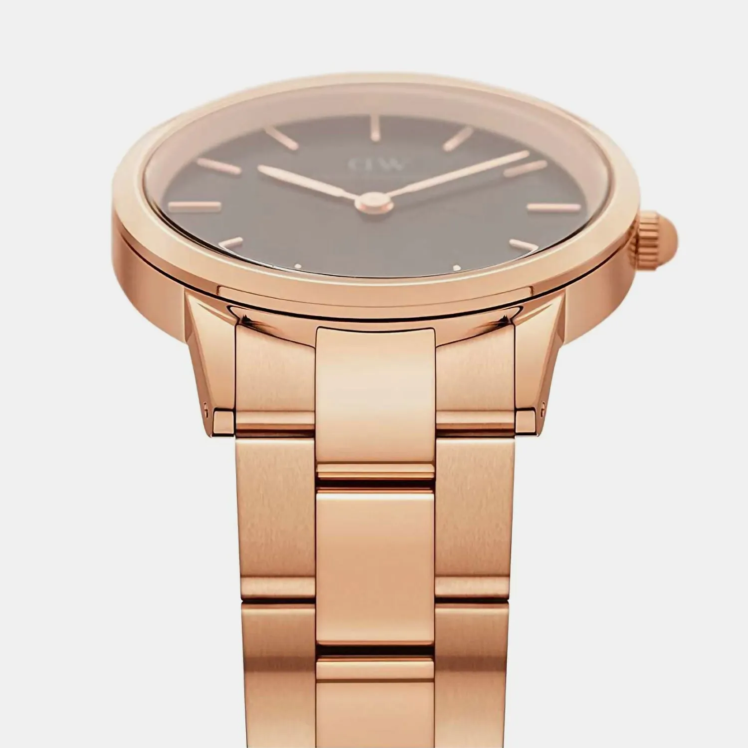 Iconic Men Black Analog Stainless Steel Watch DW00100210K