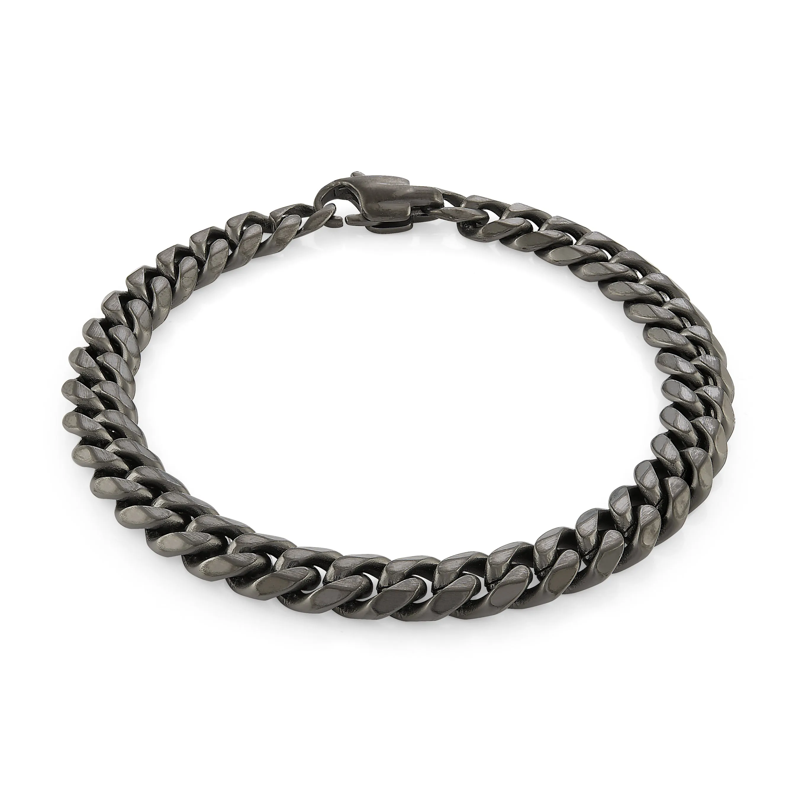 Italgem Men's 8.5" 7.7mm IP Curb Link Bracelet