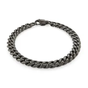 Italgem Men's 8.5" 7.7mm IP Curb Link Bracelet