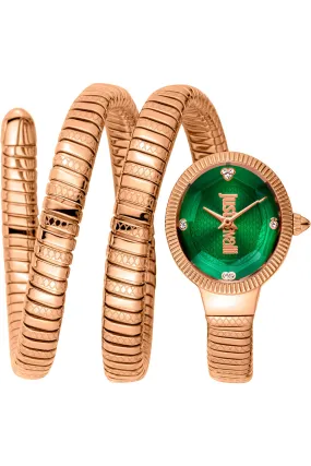 Just Cavalli Women's Signature Snake 22mm Quartz Watch JC1L269M0045