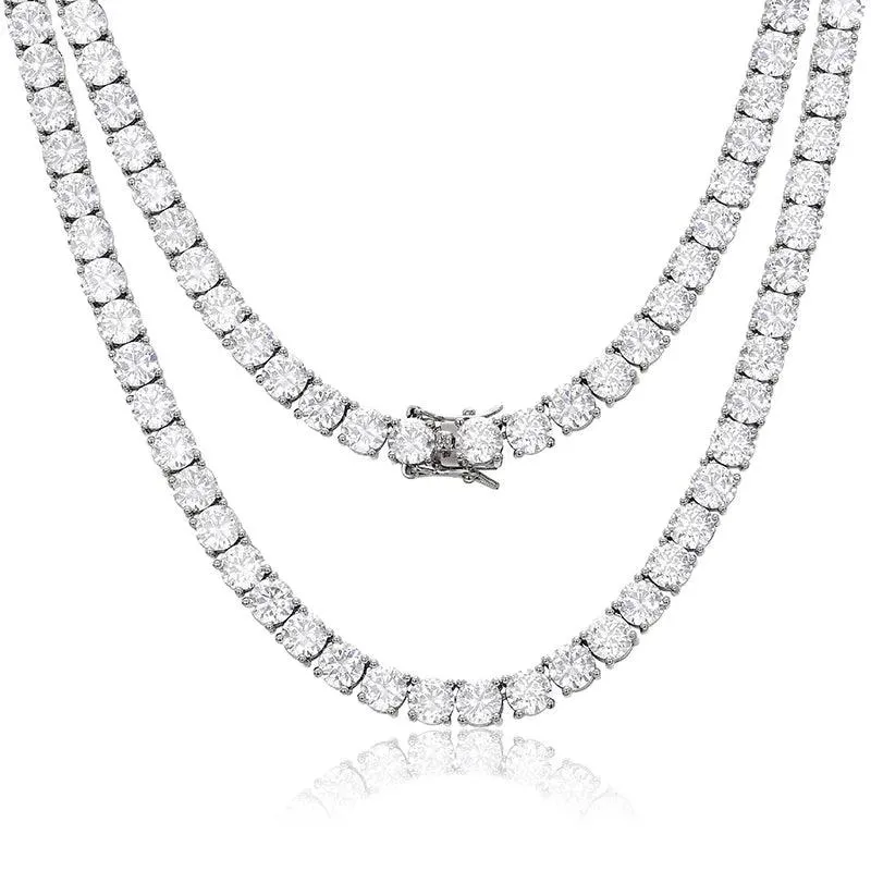 Lab Diamond Tennis Necklace - 3mm