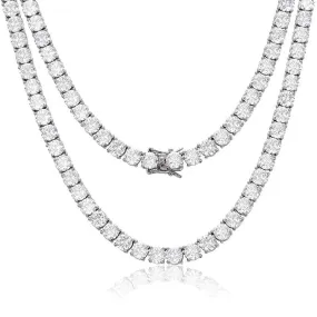 Lab Diamond Tennis Necklace - 3mm