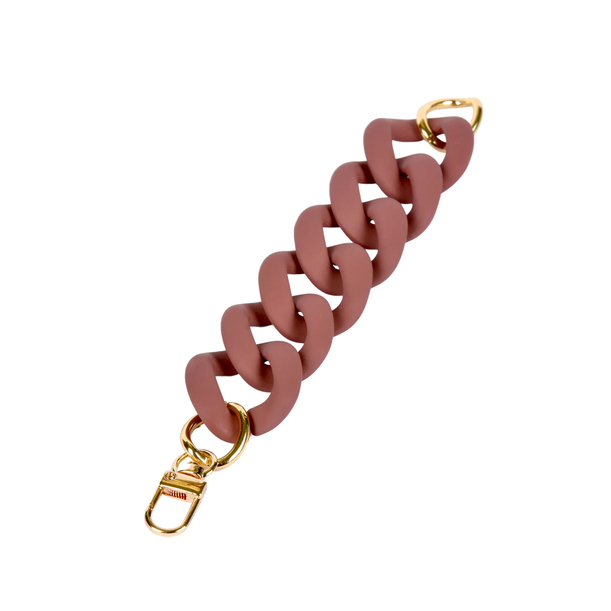 Large White Link Bracelet
