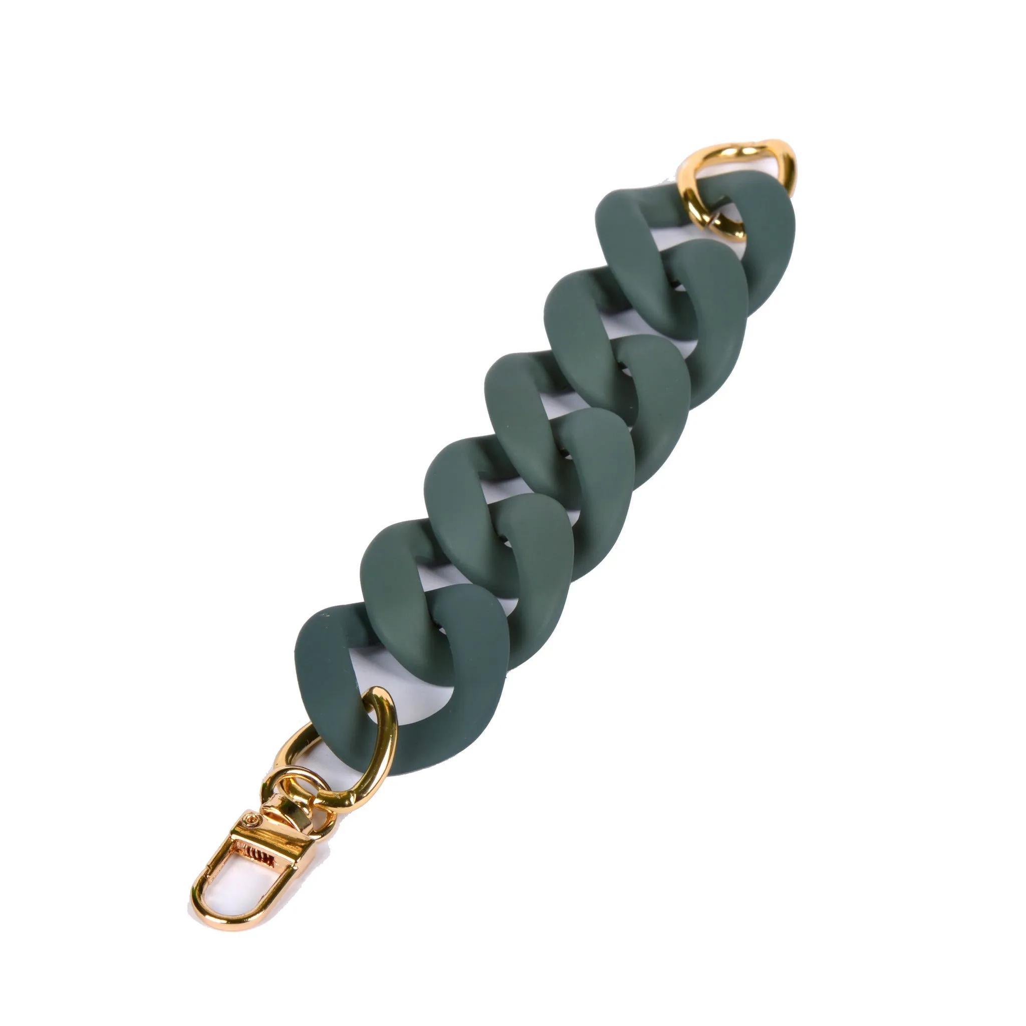 Large White Link Bracelet