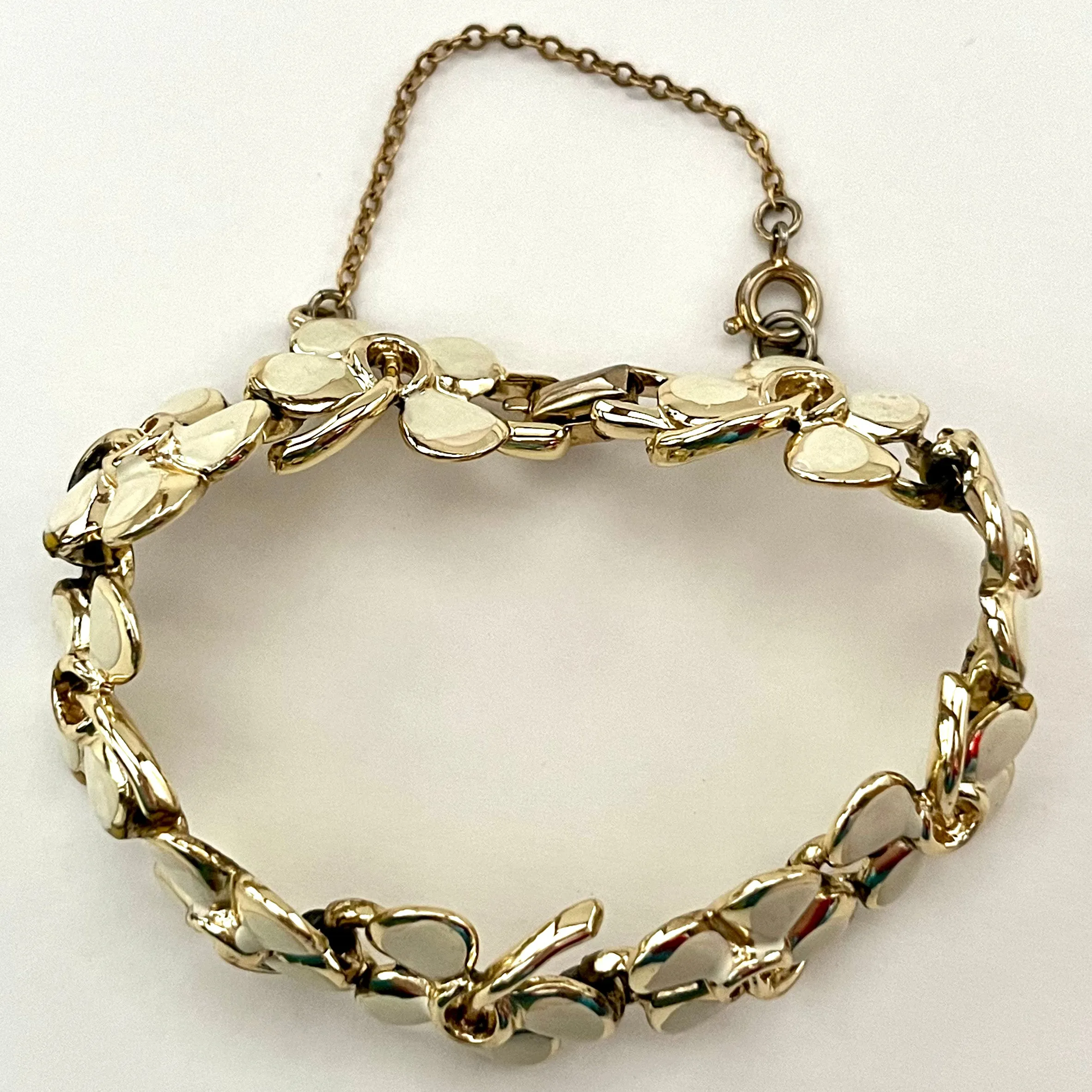 Late 50s/ Early 60s Coro Enamel Flower Bracelet