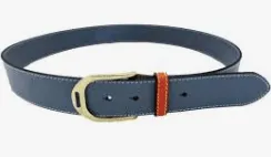 Lilo- Custom Belts 1.25" Gold Stirrup
