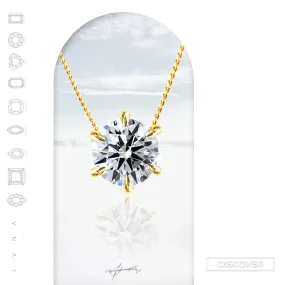 #LoveLVNA | Ann Round Solitaire Necklace