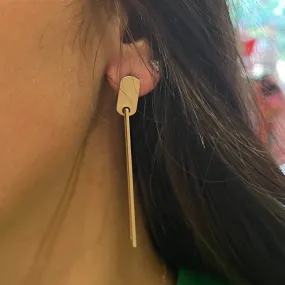 Marley Bar Cut Out Dainty Earrings