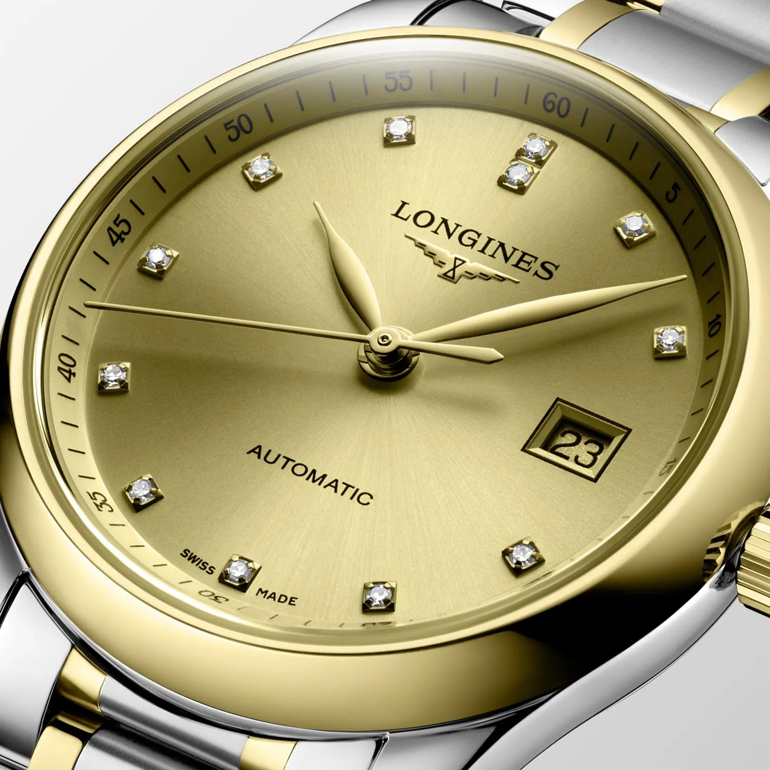 Master Collection Steel/Gold 18K Diamonds 29mm