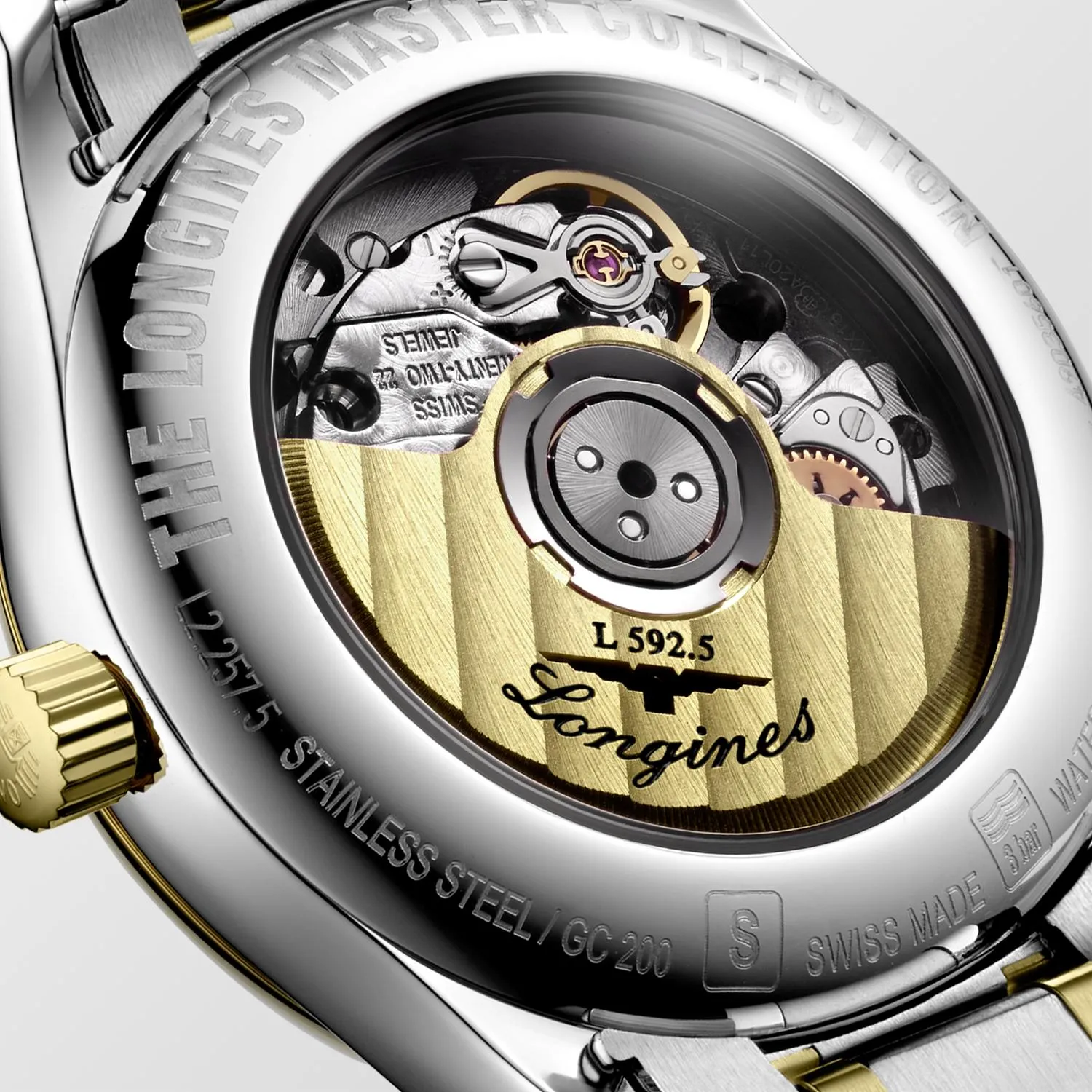 Master Collection Steel/Gold 18K Diamonds 29mm