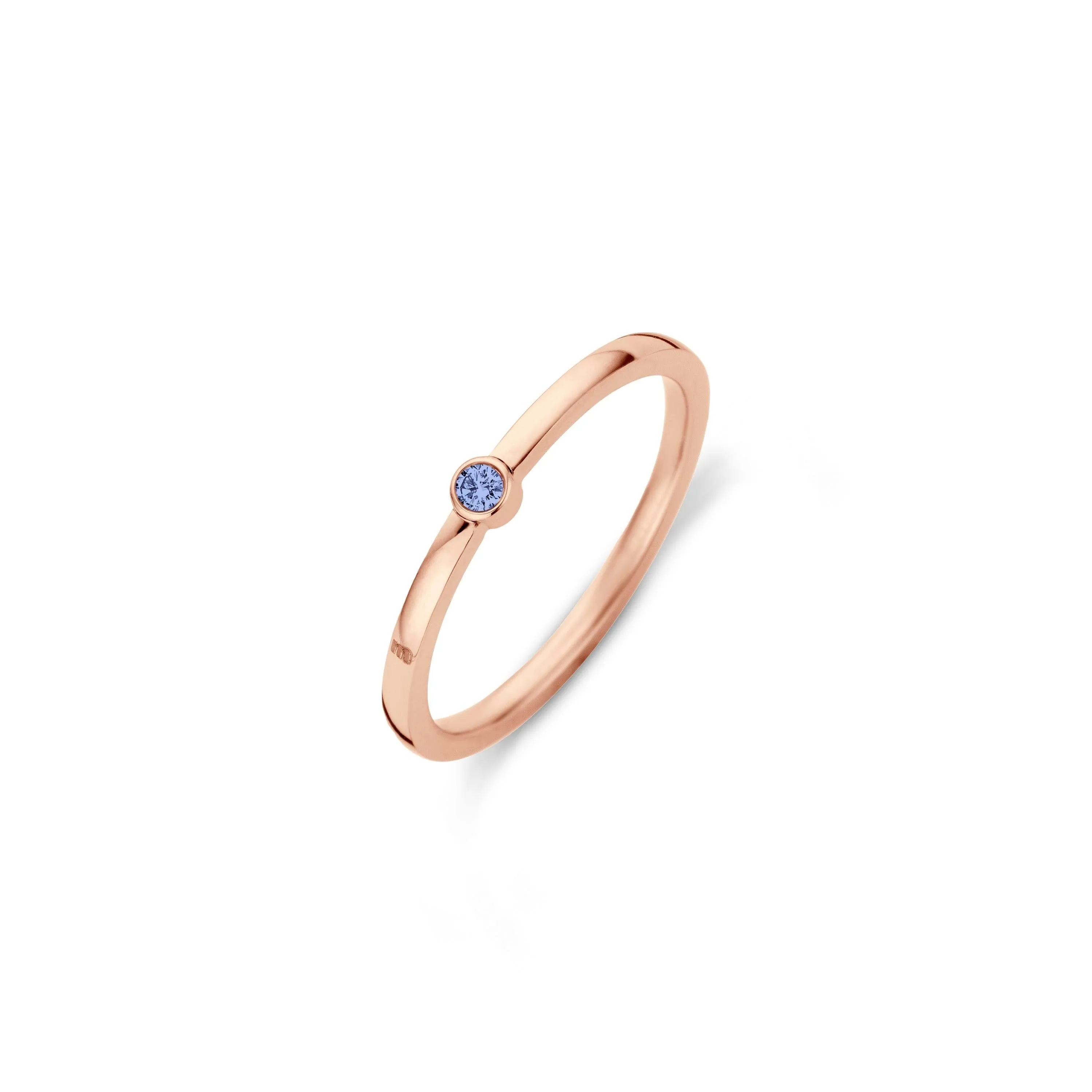 Melano Friends Mini CZ Ring Jeans Blue