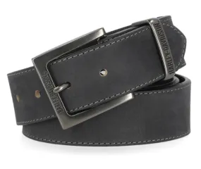 Men's  Metal Keeper Belt, Black