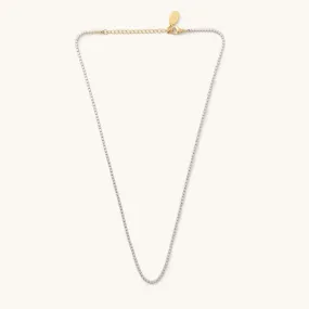 Micro Tennis Necklace- Waterproof