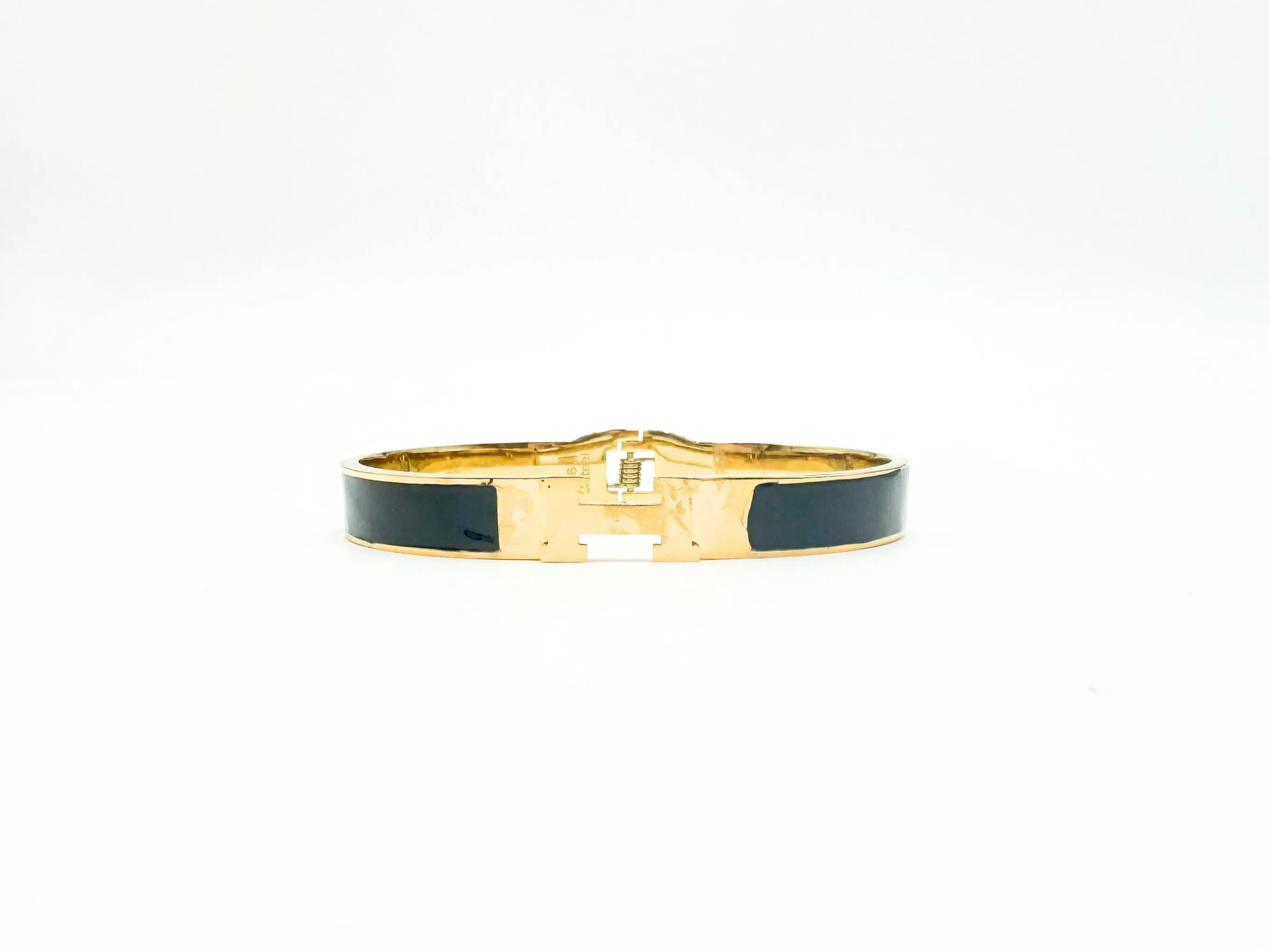 NARROW ENAMEL DESIGNER CUFF