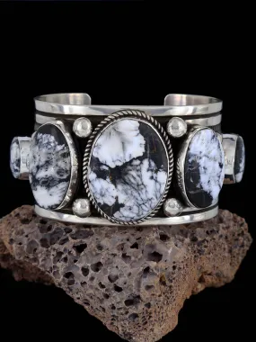 Native American Jewelry White Buffalo Cuff Bracelet