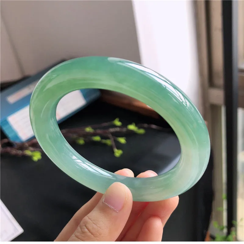 Natural Jade Bangle Jadeite Bangle Internal Diameter 57.6mm Q732927
